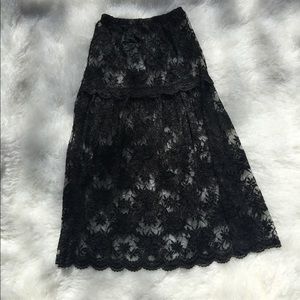 Vintage lace skirt